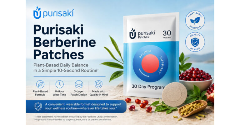 Purisaki Berberine Patches Review - transdermal patches for women 40+ metabolic support