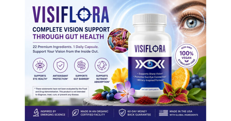 Visiflora review - 22-in-1 gut-eye supplement for women 40+ with 60-day money-back guarantee